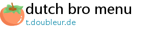 dutch bro menu